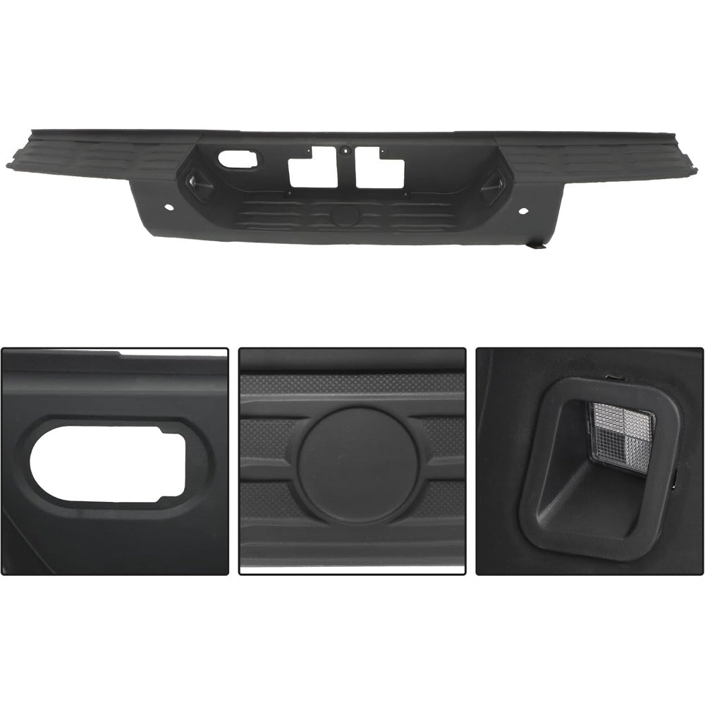 Black Steel Rear Step Bumper for Toyota Tundra 2014-2021, TO1103122