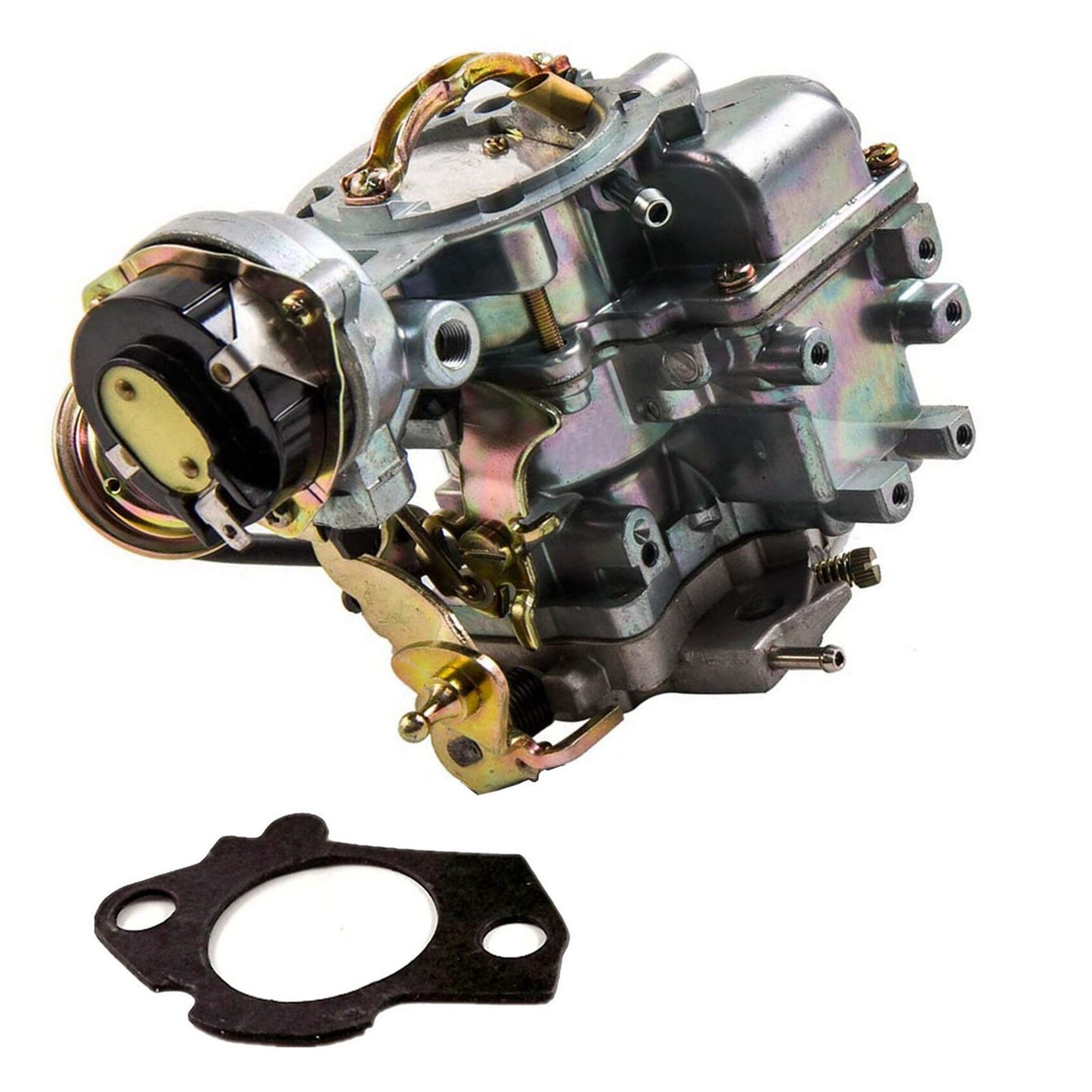 munirater 1-Barrel Carburetor Carb Replacement for Ford Broncos Fairmont Granada Econoline F250 F350, 4.9L 300 Cu/4.1L 250 Cu/3.3L 200 Cu Engine 1967-1985 Automatic Choke YFA