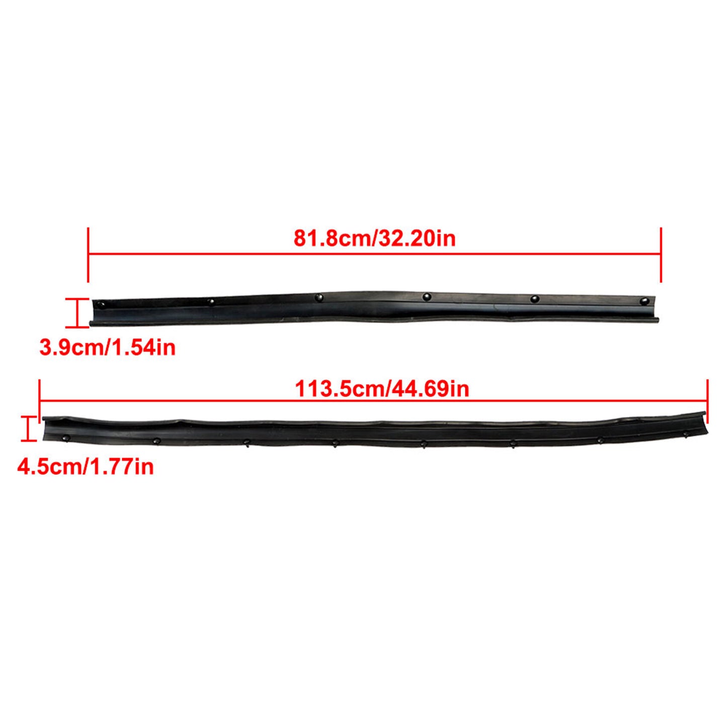 munirater 4Pcs Door Sealant Strip Weatherstrip Seal Kit Replacement for 1999-2017 F250 F350 F450 Super Duty F650 F750 1C3Z26253A24A F81Z2520758AA