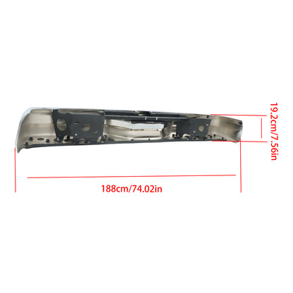 Chrome Rear Step Bumper Assembly Replacement for E150 E250 E350