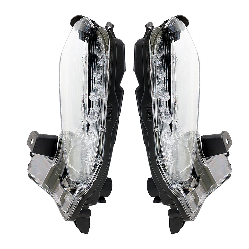 munirater 1 Pair of Front Driving LED Fog Light Daytime Running Light Replacement for 2017-2019 Toyota Corolla SE XSE Left and Right Side