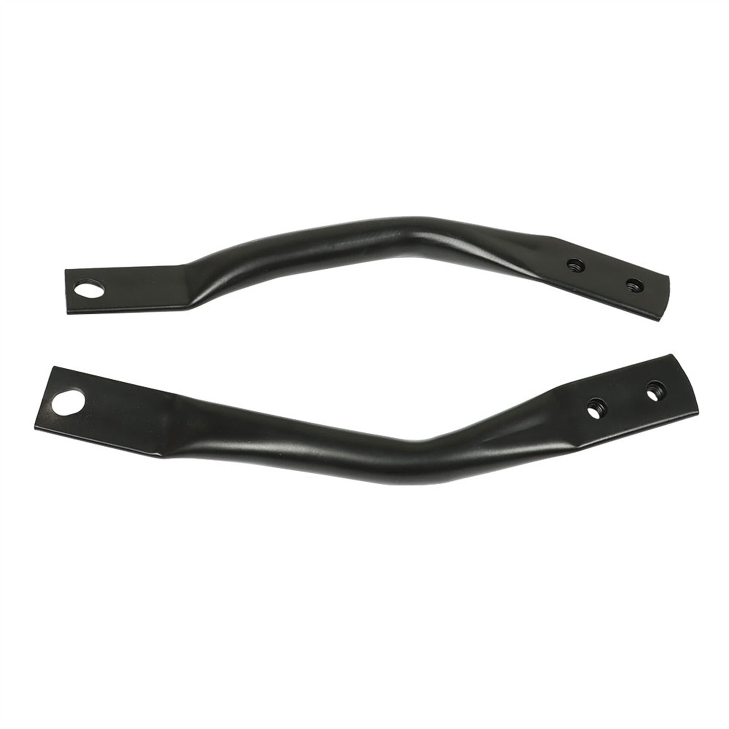 munirater 2Pcs Front Bumper Bracket Set Black Replacement for 2011-2014 Silverado 2500 3500 HD GM1063106 GM1062106