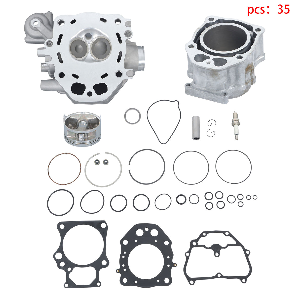 Cylinder Head & Cylinder Rebuild Kit for Honda Rancher TRX420 2009-2024