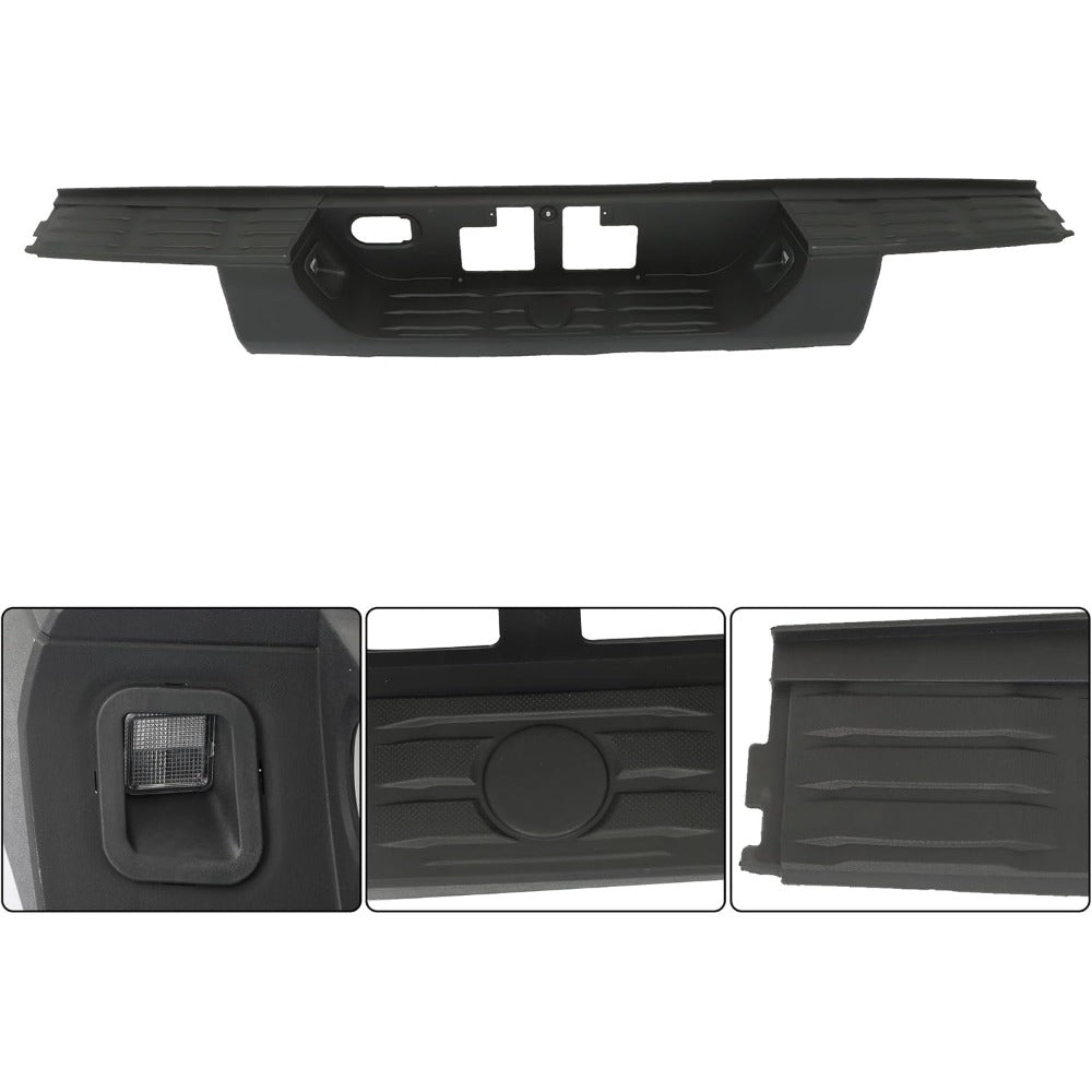 Black Steel Rear Step Bumper for Toyota Tundra 2014-2021