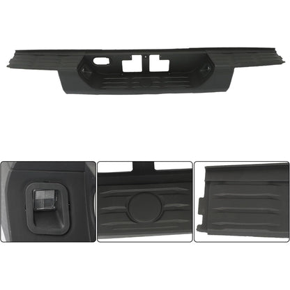Black Steel Rear Step Bumper for Toyota Tundra 2014-2021