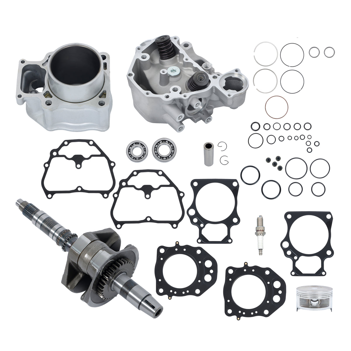 Cylinder Head Cylinder & Crankshaft Rebuild Kit for Honda Rancher TRX420