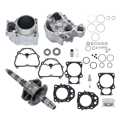 Cylinder Head Cylinder & Crankshaft Rebuild Kit for Honda Rancher TRX420