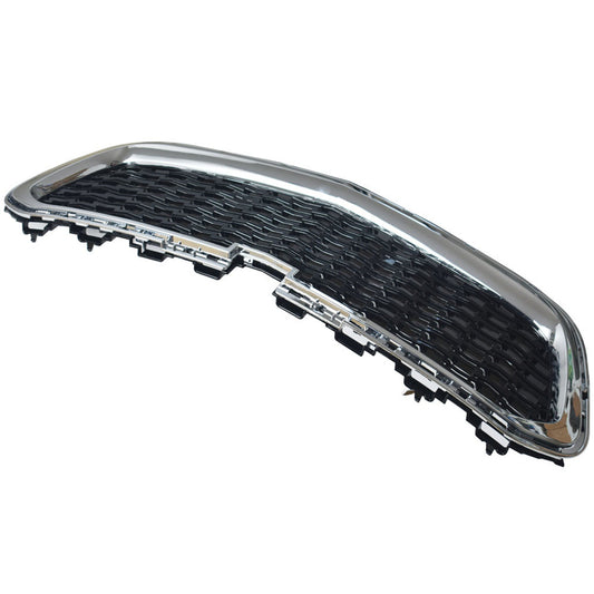 munirater Front Radiator Lower Grille Chrome Black Replacement for 2014 2015 Malibu Sedan 4-Door