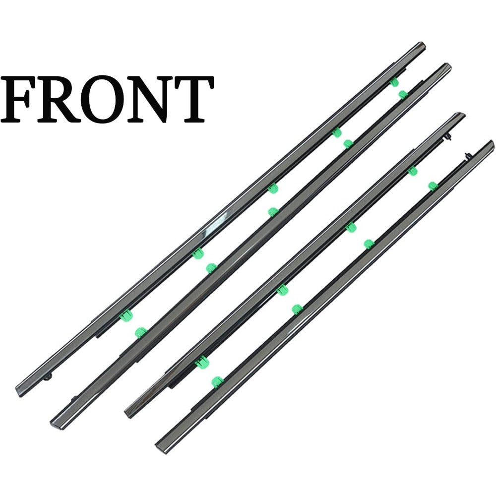 Chrome Outer Window Belt Weatherstrip Kit for 2012-2016 Honda CR-V