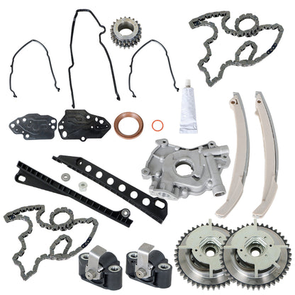 munirater Timing Chain Kit Oil Pump Replacement for Expedition F-150 F-250 F-350 Mark LT Navigator