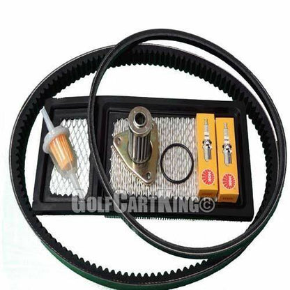 munirater Golf Cart Tune Up Kit with Oil Filter Drive and Starter Belt Replacement for 1994-2005 EZGO TXT Gas Golf Cart