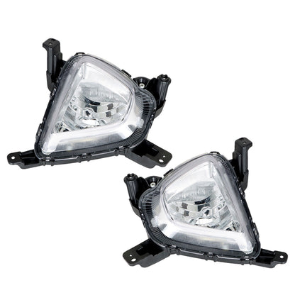 munirater Pair Driver and Passenger Front Fog Lights Bezel for 2016-2018 Kia Sorento