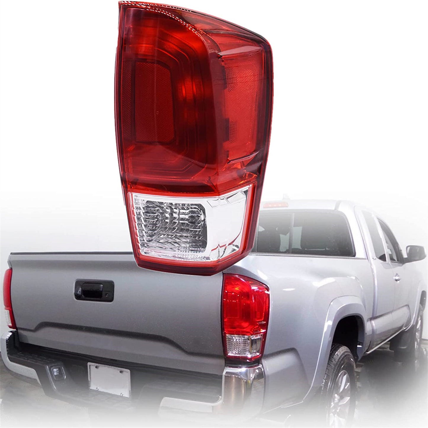 munirater Passenger Side Rear Tail Light Right Brake Lamp Replacement for 2016 2017 Toyota Tacoma SR SR5 8155004170, 81550-04170