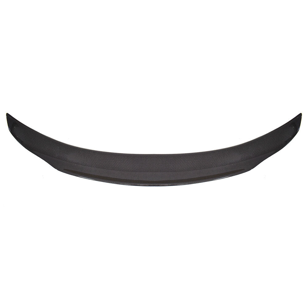 munirater Carbon Fiber Black Rear Trunk Spoiler Wing Replacement for 2015-2019 W205 C63 AMG