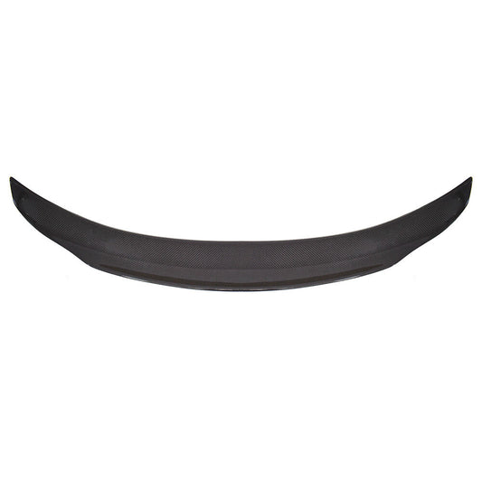 munirater Carbon Fiber Black Rear Trunk Spoiler Wing Replacement for 2015-2019 W205 C63 AMG