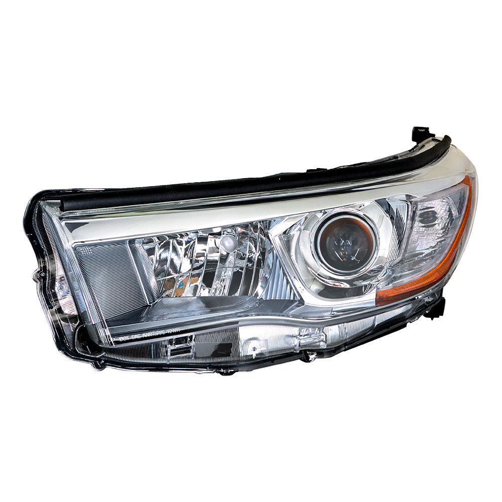 munirater Headlight Assembly Replacement for 2014-2016 Highlander Driver Left and Passenger Right Side 811500E250 811100E250