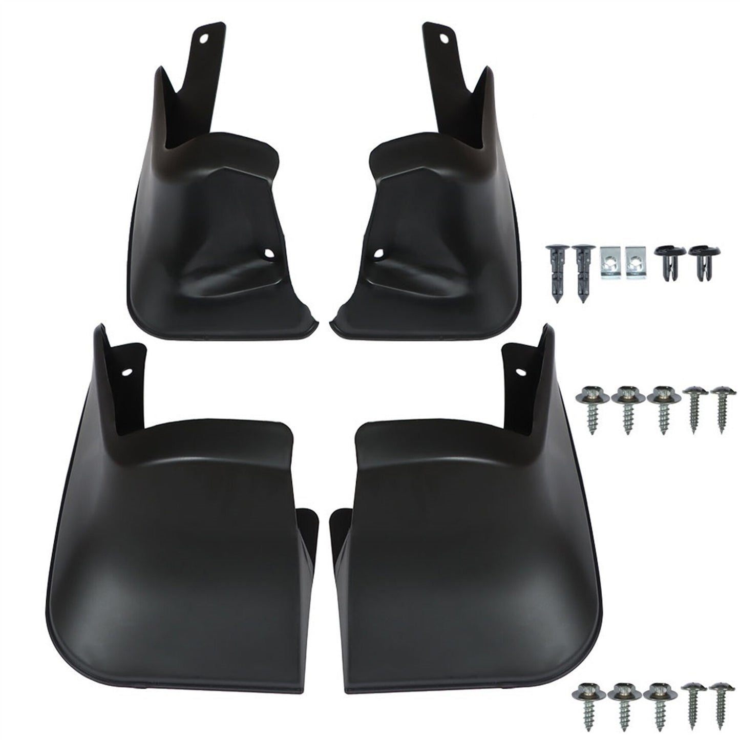 munirater 4Pcs L/R Front Rear Set Wheel Mud Flaps Splash Guards Replacement for 2014-2019 Toyota Corolla