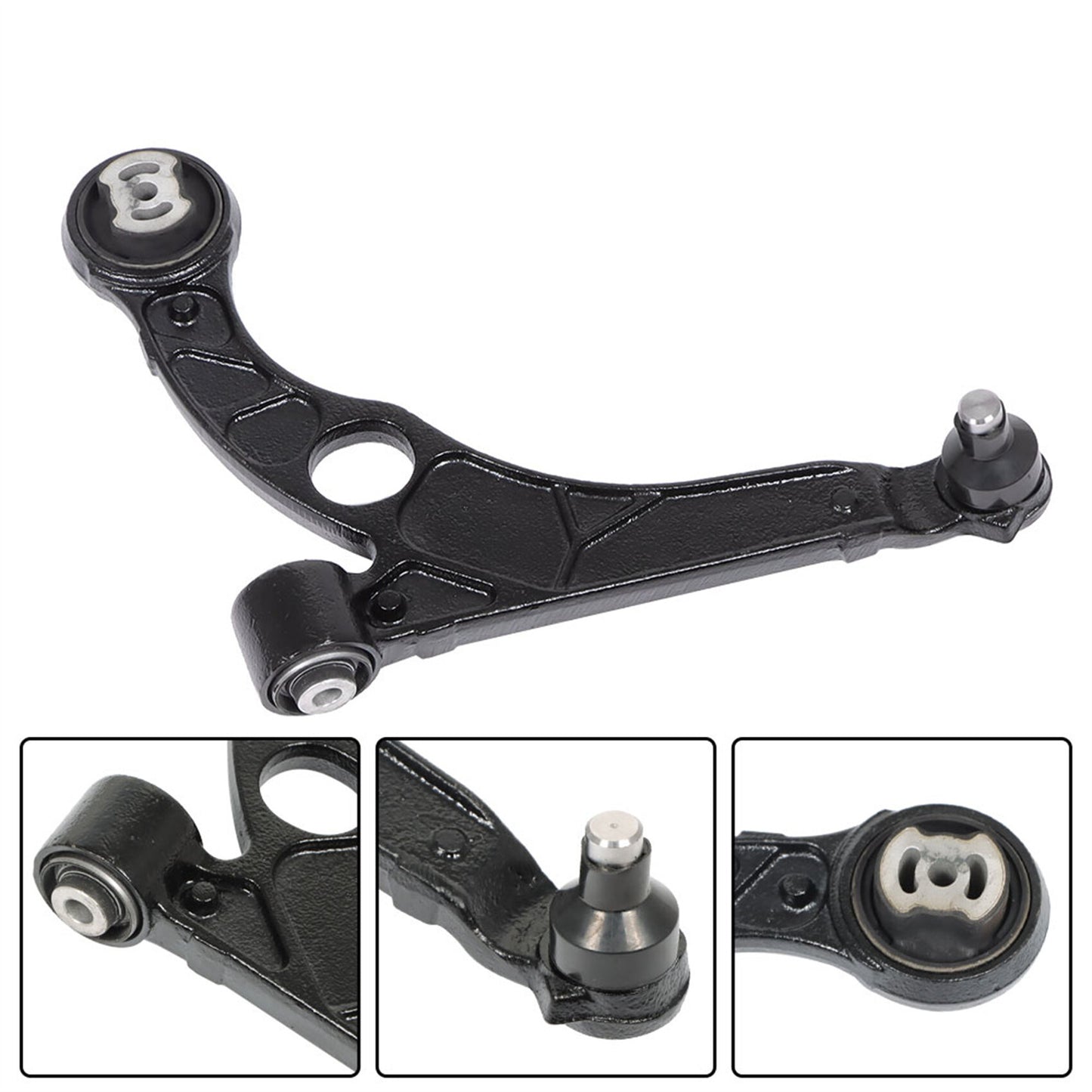 munirater Front Lower Left Control Arm with Ball Joint Replacement for 2015-2017 200, 2013-2016 Dart MS251201