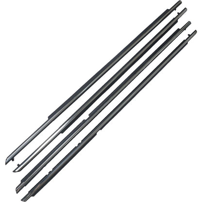 Chrome Window Weatherstrip Kit for 2007-2011 Toyota Camry, 4-Piece