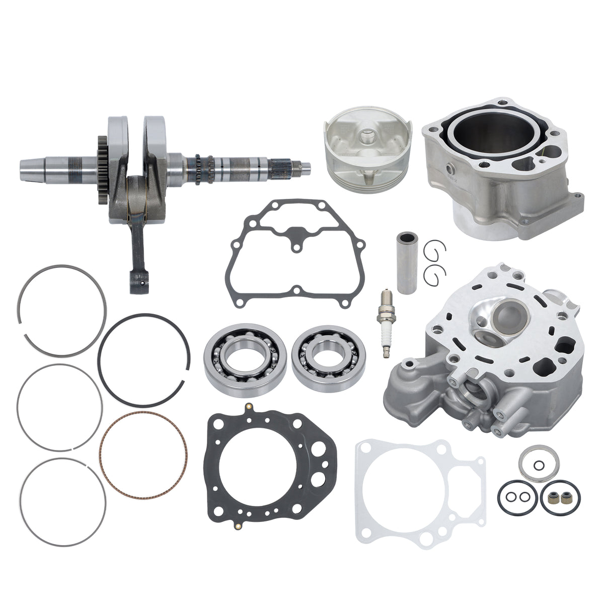 Cylinder Head Cylinder Crankshaft & Bearing Kit for Honda - 12200-HP7-A01