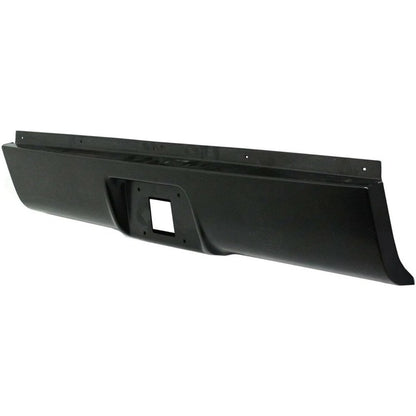 Black Steel Rear Bumper Roll Pan for Chevrolet Silverado 1500 & GMC Sierra 1500 1999-2006