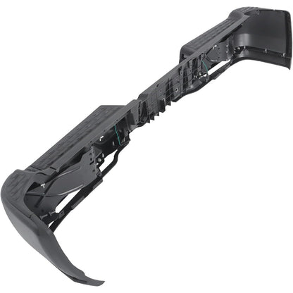 Black Rear Step Bumper for Ram 2500 2019-2024, with Sensor and Light Openings, CH1103179