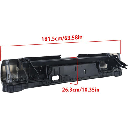 Steel Rear Step Bumper for Toyota Tundra 2022-2024, with Sensor Holes, TO1103144