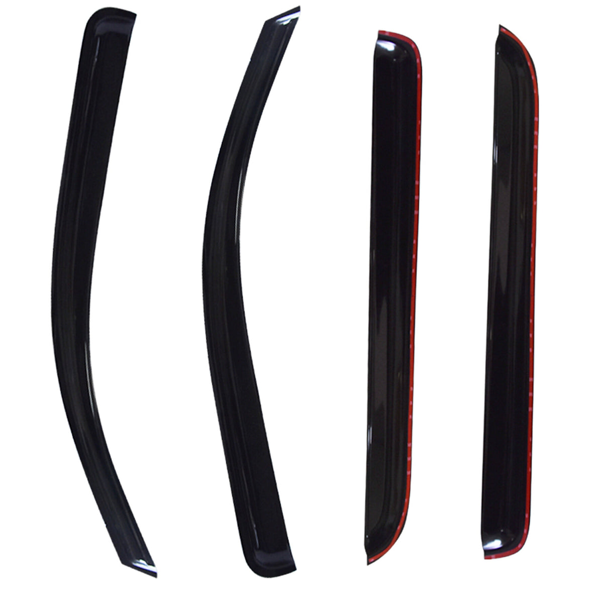 munirater Side Window Visors Rain Guard Wind Vent Shade Deflector Replacement for 2014-2018 Silverado Sierra