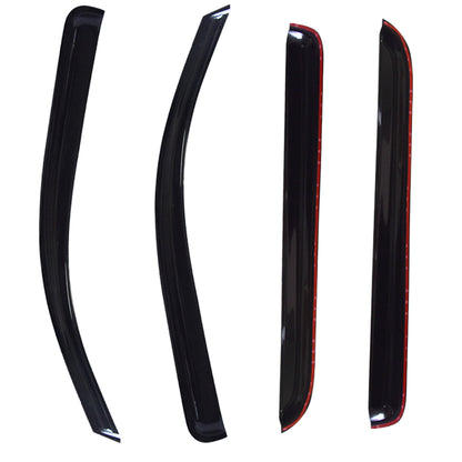 munirater Side Window Visors Rain Guard Wind Vent Shade Deflector Replacement for 2014-2018 Silverado Sierra