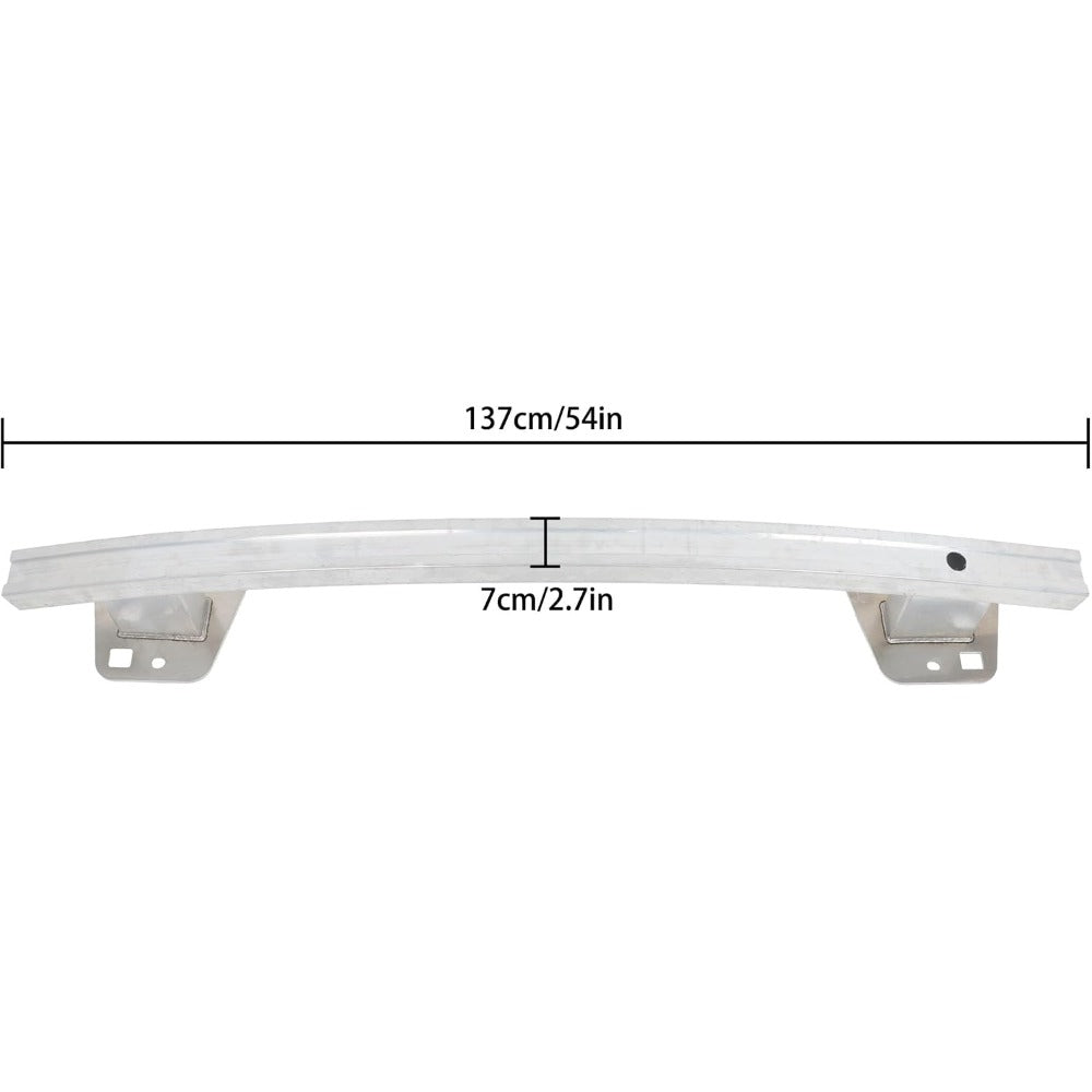 Silver Steel Rear Bumper Reinforcement for Ram ProMaster City 2015-2022, 68259432AA
