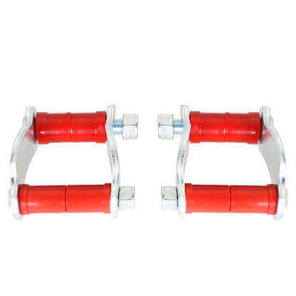 munirater 2Pcs Rear Leaf Spring Polyurethane Shackle Kit Replacement for Bel Air 150 210 1956-1957