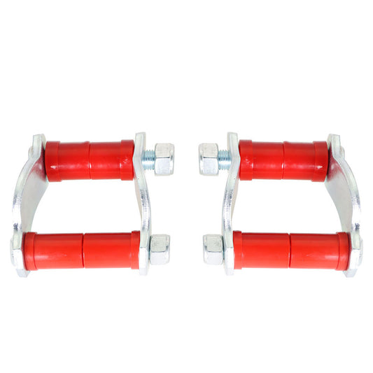 munirater 2Pcs Rear Leaf Spring Polyurethane Shackle Kit Replacement for Bel Air 150 210 1956-1957