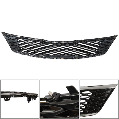 munirater Front Upper Bumper Grille Assembly Black Chrome Plastic Replacement for 2016-2018 Optima Sedan 4-Door 86350-D5020 KI1200189