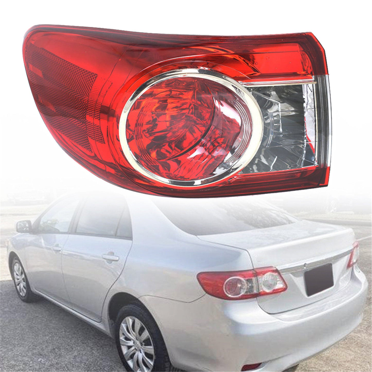 Rear Left Driver Side Brake Tail Lights Replacement for 2011-2013 Toyota Corolla 8156002580 TO2804111