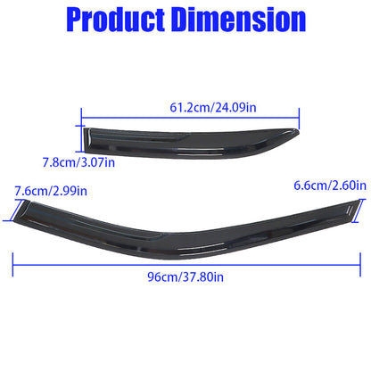 munirater Side Window Visor Vent Rain Guard Deflector Replacement for 1997-2001 Toyota Camry Sedan