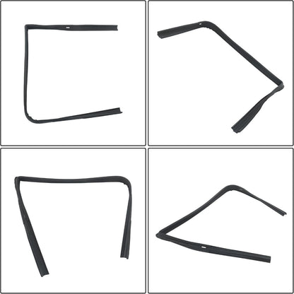 Window Sweep & Run Channel Weatherstrip Kit for Chevrolet S10 & GMC S15, 6-Piece
