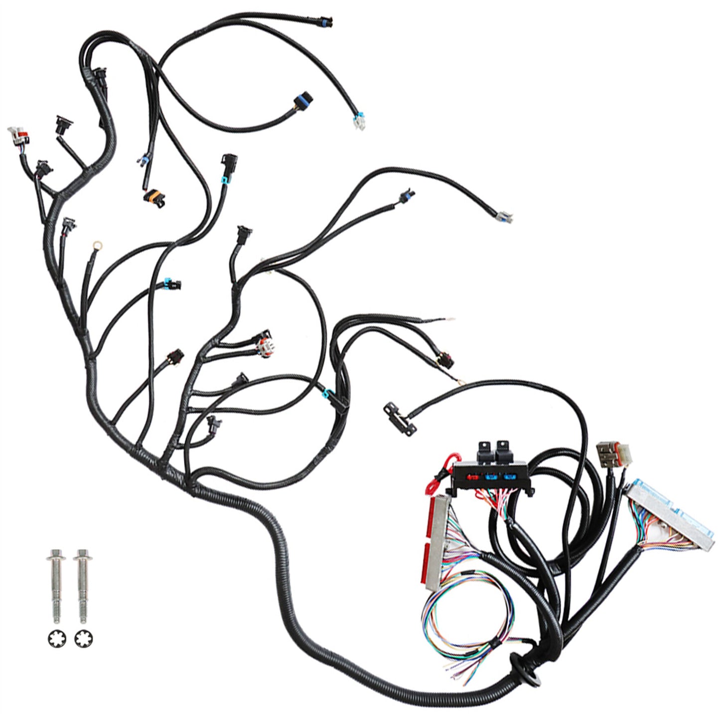 munirater Standalone Wiring Harness with 4L60E Replacement for 1998-2006 DBC LS1 Engine 4.8 5.3 6.0 Vortec T56 or Non-Electric Tran (Drive by Cable)