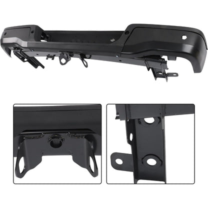 Black Steel Rear Step Bumper for Ford Ranger 2019-2023, FO1103227