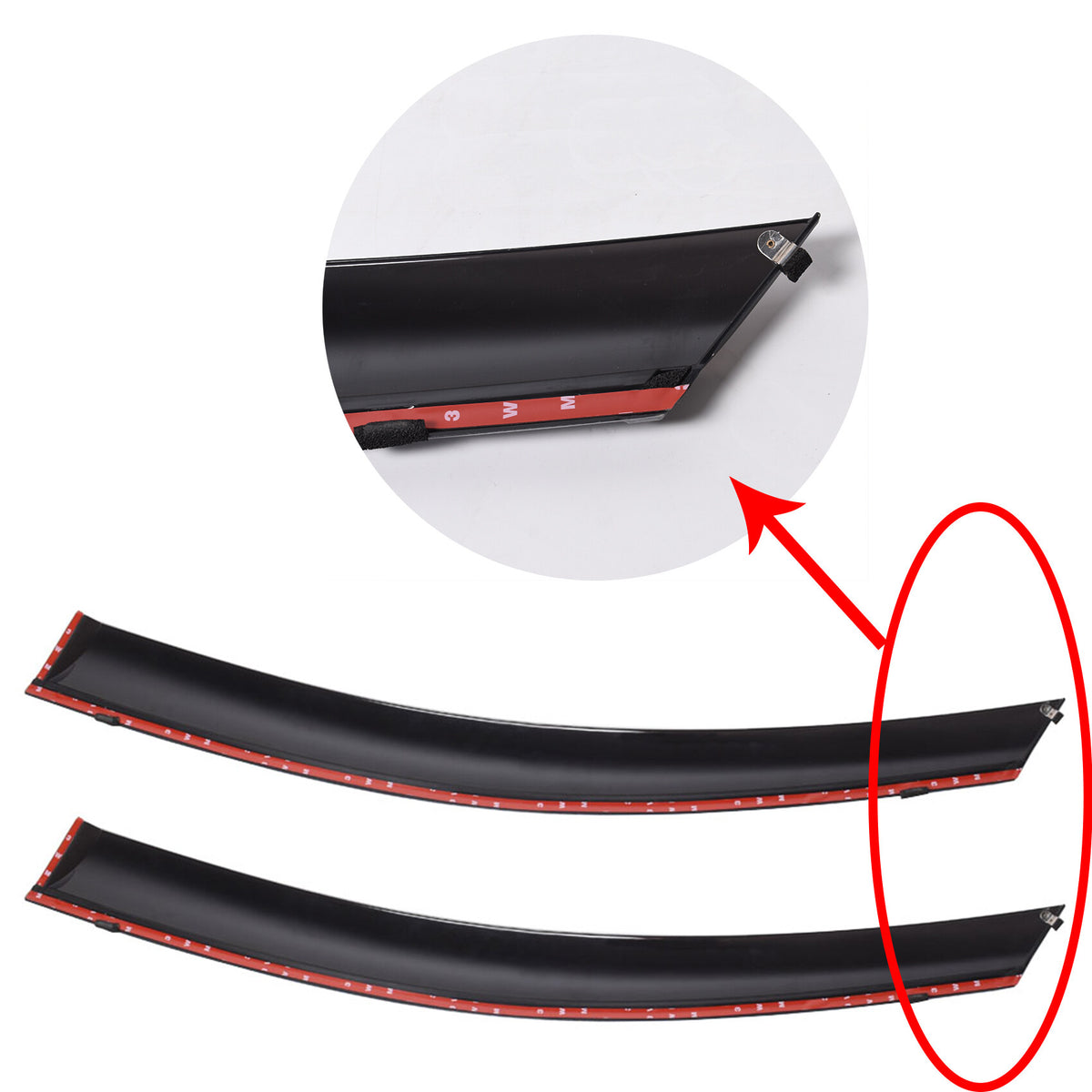 munirater Side Window Visor Vent Rain Guard Replacement for 2017-2019 CRV CR-V