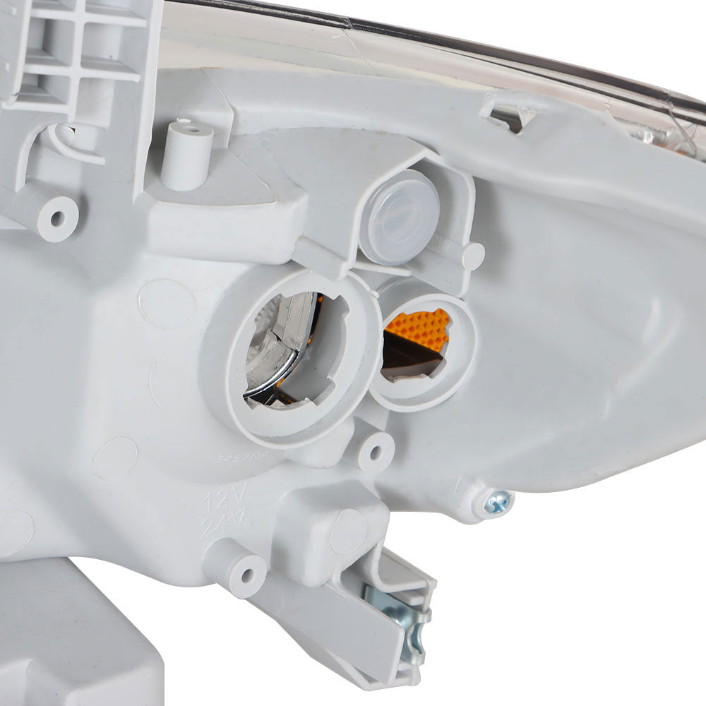 munirater Headlight Headlamp Assembly with Amber Corner Driver and Passenger Side Replacement for 2007-2009 Camry