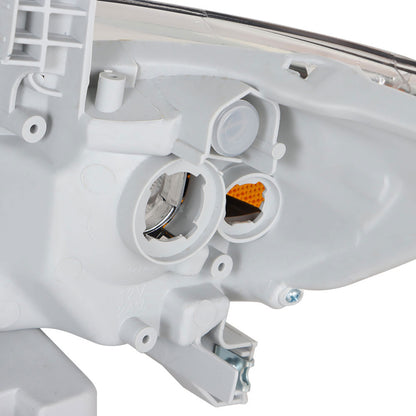 munirater Headlight Headlamp Assembly with Amber Corner Driver and Passenger Side Replacement for 2007-2009 Camry