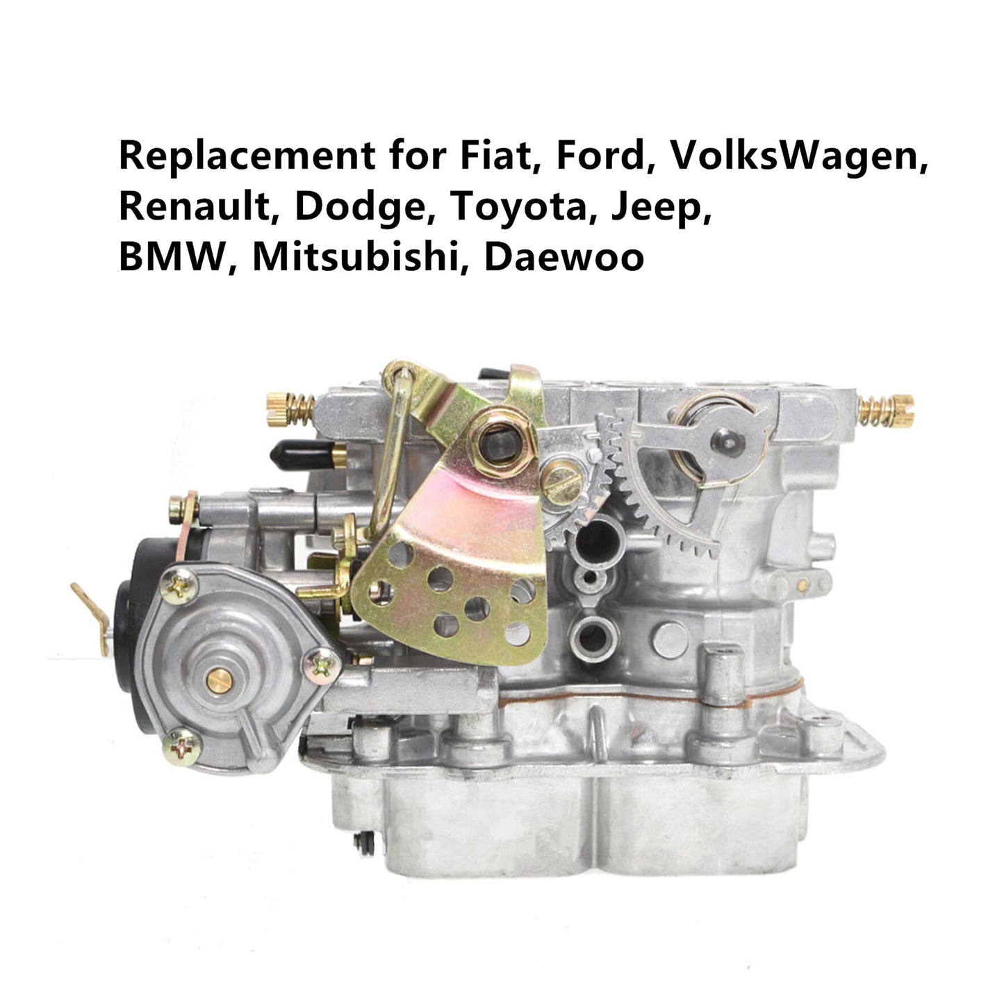 munirater Carburetor 2 Barrel 38DGAS, 32/36 DGEV, 32/36 DGAV Replacement for 1968-1979 Toyota Corolla E Choke Carb