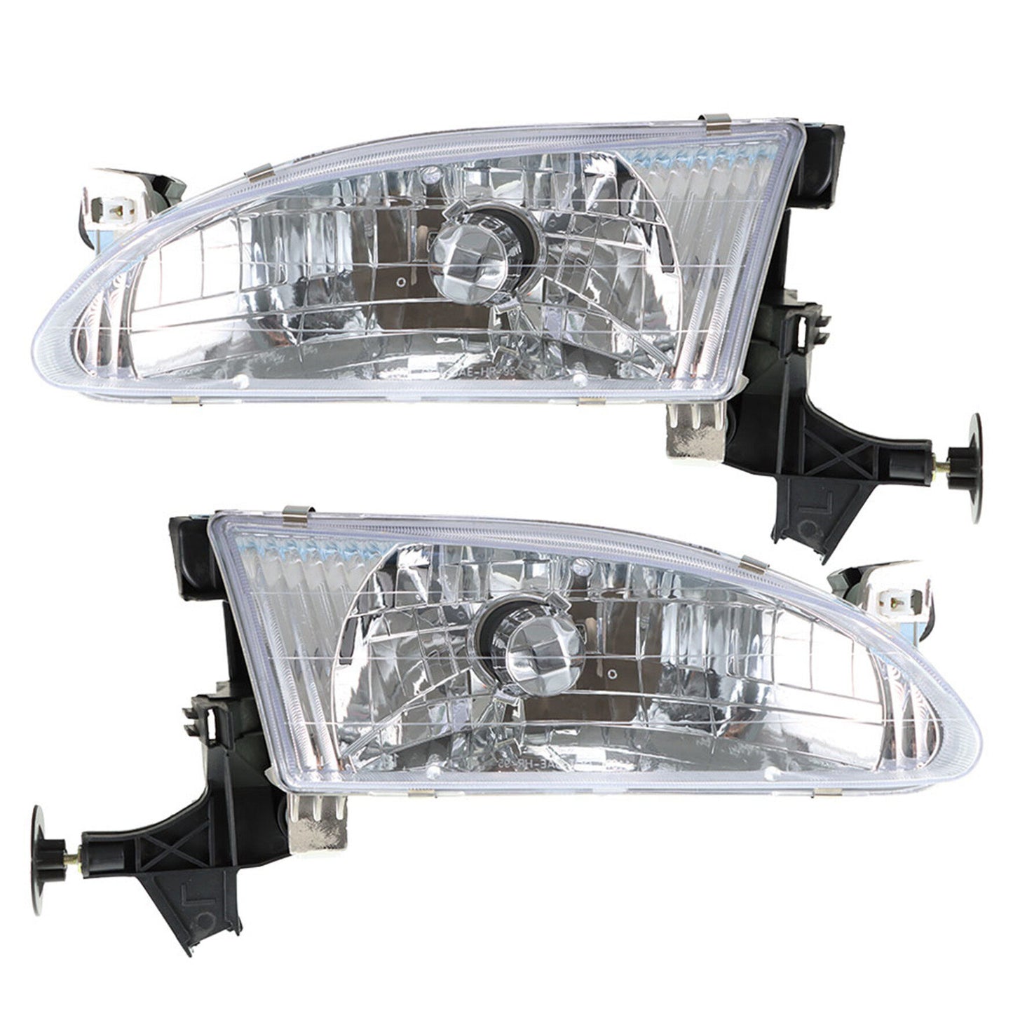 munirater Headlight Assembly Replacement for 1998-2000 Corolla with Front Signal Lights 8115002050 8111002060 TO2502121 TO2503121