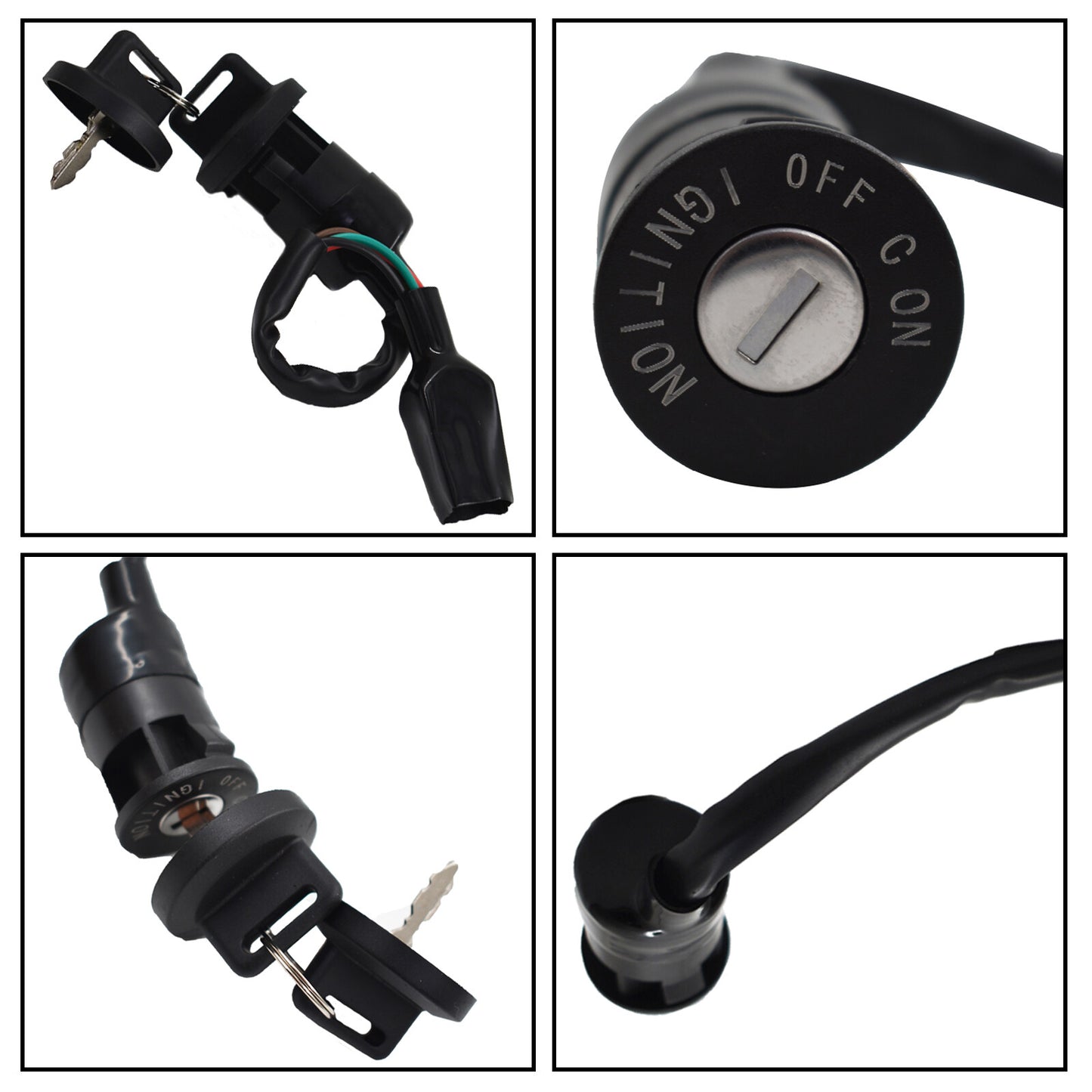 munirater Black Ignition Key Switch Replacement for Outlaw 90 2007-2014