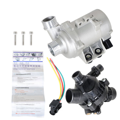 munirater Electric Engine Water Pump w/Thermostat Replacement for 325i 325xi 328i 328xi 330i 330xi 525i 525xi 528i 528xi 530i 530xi x3 x5 z4 11517586925