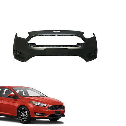 munirater Black Front Bumper Cover Replacement for 2015-2018 Ford Focus S/se/sel/Titanium