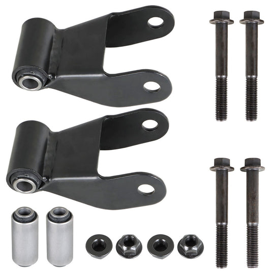 munirater Rear Leaf Spring Shackle Bracket Repair Kit 722-001 E6TZ 5776-B Replacement for 89-90 Bronco / 86-96 F150 / 01-07 Mazda Truck