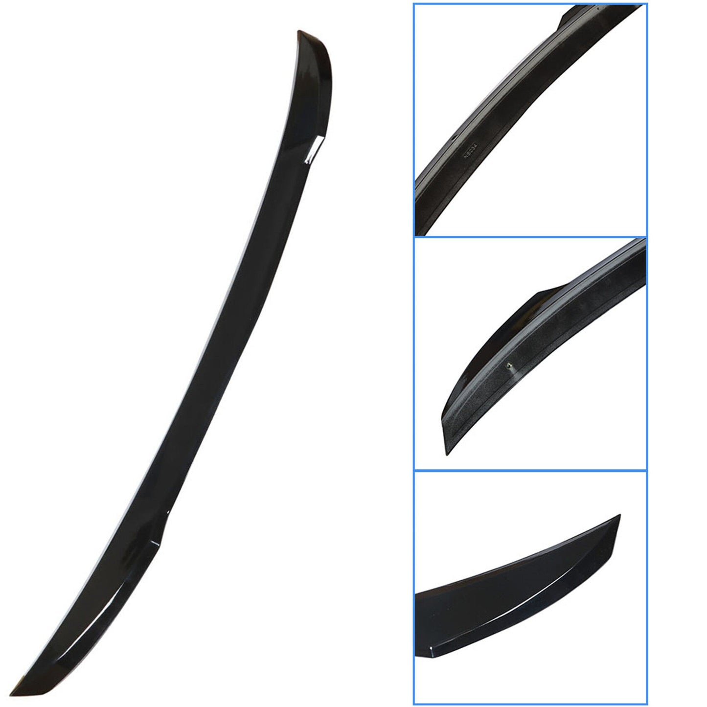 munirater Trunk Lip Spoiler Wing Gloss Black JDM Style Replacement for 2020 2021 Sentra