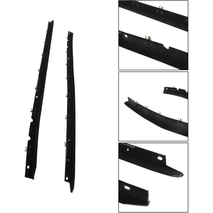 Window Sweep Weatherstrip Seals for Chevrolet Corvette, Left & Right Pair