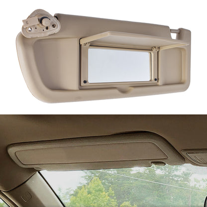 munirater Left Driver Side Beige Sun Visor Replacement for 2006-2011 Honda Civic 83280-SNA-A01ZB